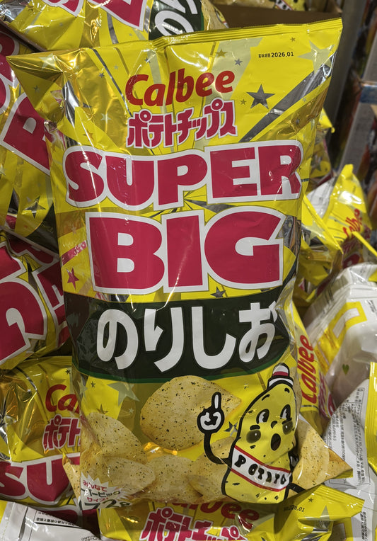 Calbee Super Big Bag of "NORISHIO" Laver & Salt Potato Chips (472-g)