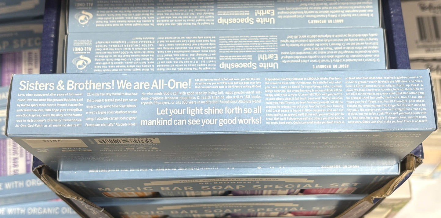 Dr. Bronner's Magic Soap Bars Assorted 4-ct