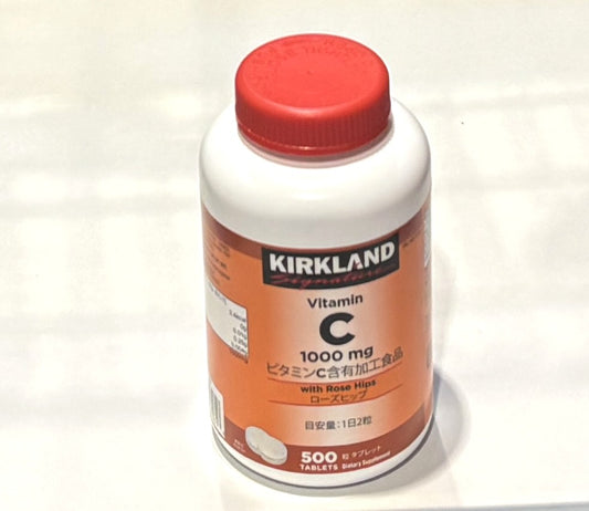 Kirkland Signature Natural Vitamin C with Rosehips -- 500