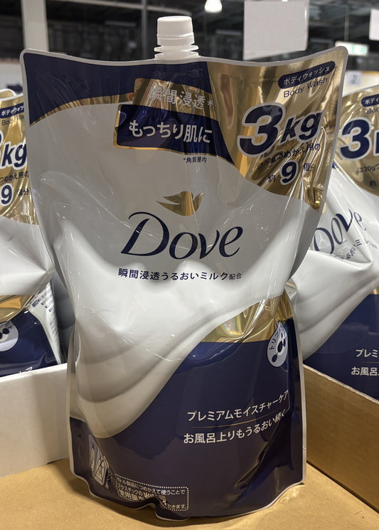 Dove New Premium Body Wash 3-L Refill Pack