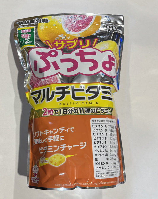 UHA サプリ ぷっちょ マルチビタミン グミ 969-g