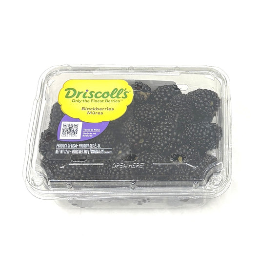 Fresh Blackberries - 340g (plastic case)