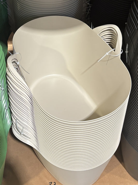 Keter ソフト オーバル タブ 43L (2-ct) Beige