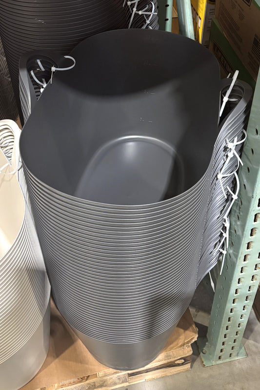 Keter ソフト オーバル タブ 43L (2-ct) Black