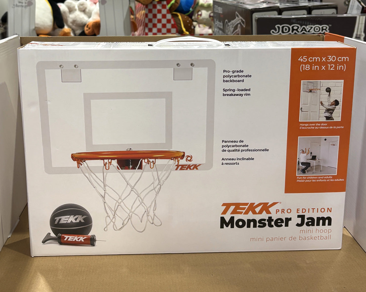 TEKK Monster Jam ミニ バスケットゴール + ミニボール