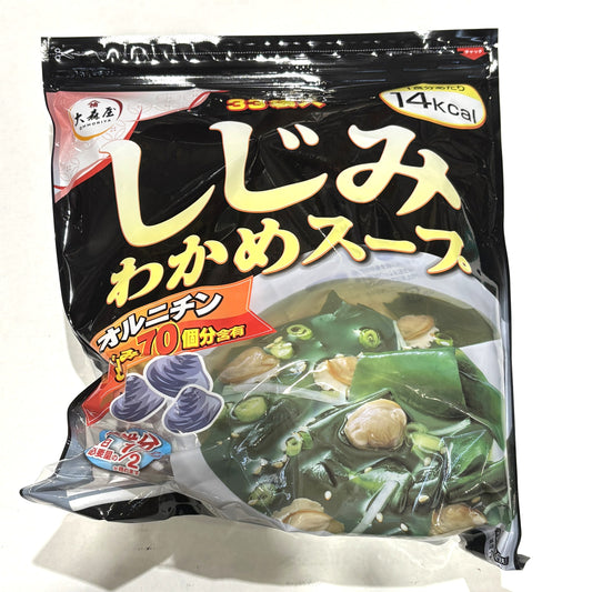 大森屋 インスタント しじみ わかめ スープ (33-ct)