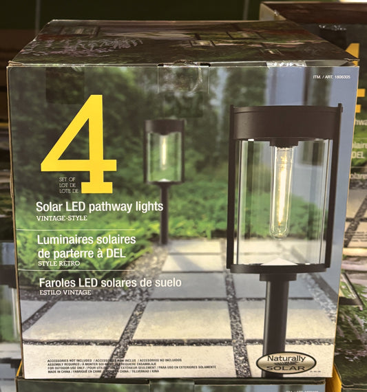 GTX LEDソーラー パスウェイ ライト (4-pack)