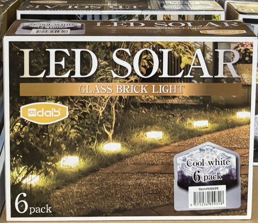 DAIS LED ソーラー ブリック ライト (6-pack)
