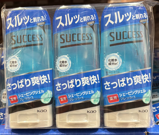 サクセス 薬用シェービングジェル フレッシュタイプ 180-g x 3個