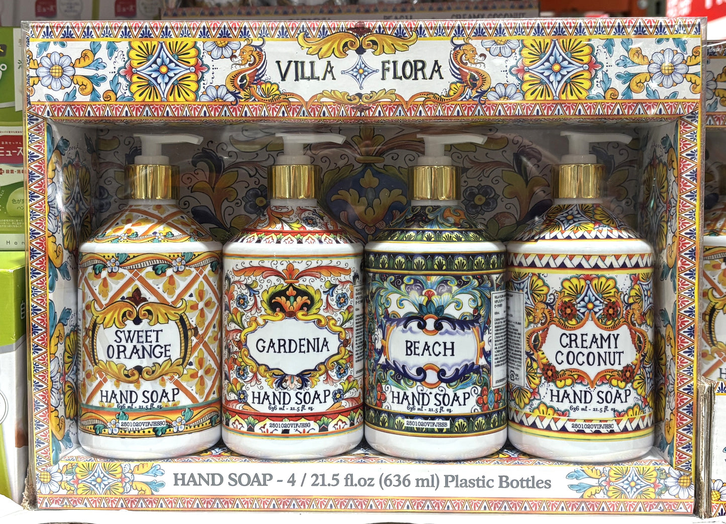 VILLA FLORA ハンドソープ 4種類 x 636ml