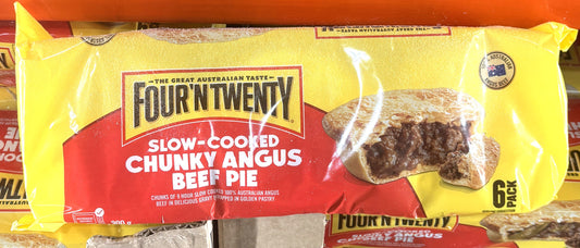 FOUR'N TWENTY Chunky Angus Beef Pies 6-ct pack
