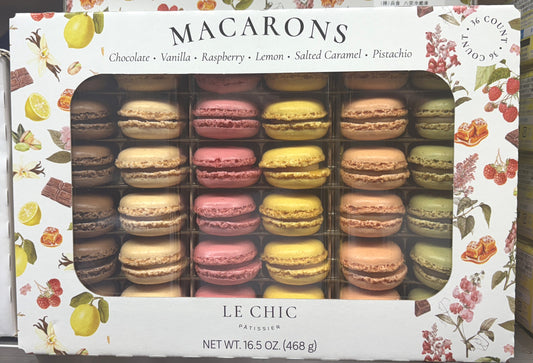 Le Chic Macarons Assort 6 Flavors x 6-ct