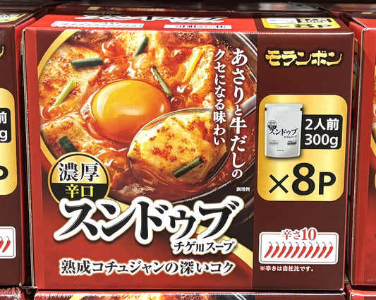 Moranbong Korean Sundubu Jjigae Soup Spicy 300g x 8-ct