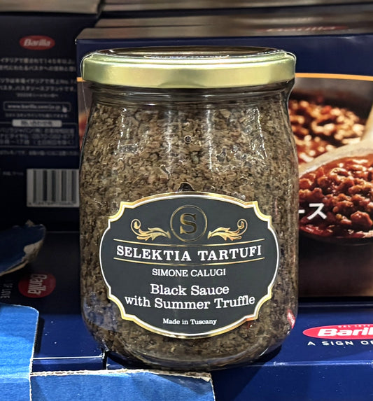 SELEKTIA TARTUFI Black Sauce with Summer Truffle (500-g glass jar)