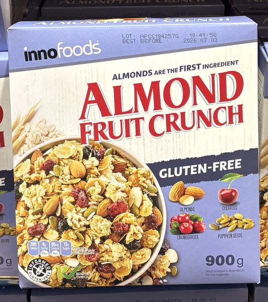 inno Foods Almond Fruit Crunch GLUTEN-FREE 900-g