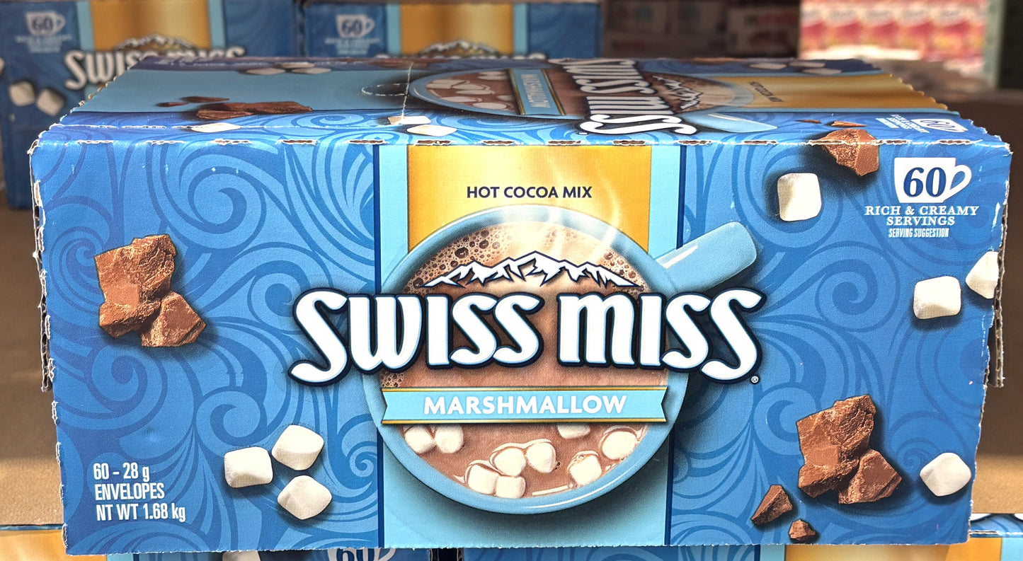 Swiss Miss Milk Chocolate with Marshmallow (Hot Cocoa) Mix (60 1-oz envelopes)