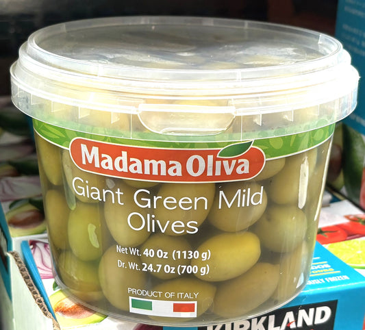MADAMA Olive Green Castelvetrano Olives from Sicily 700g
