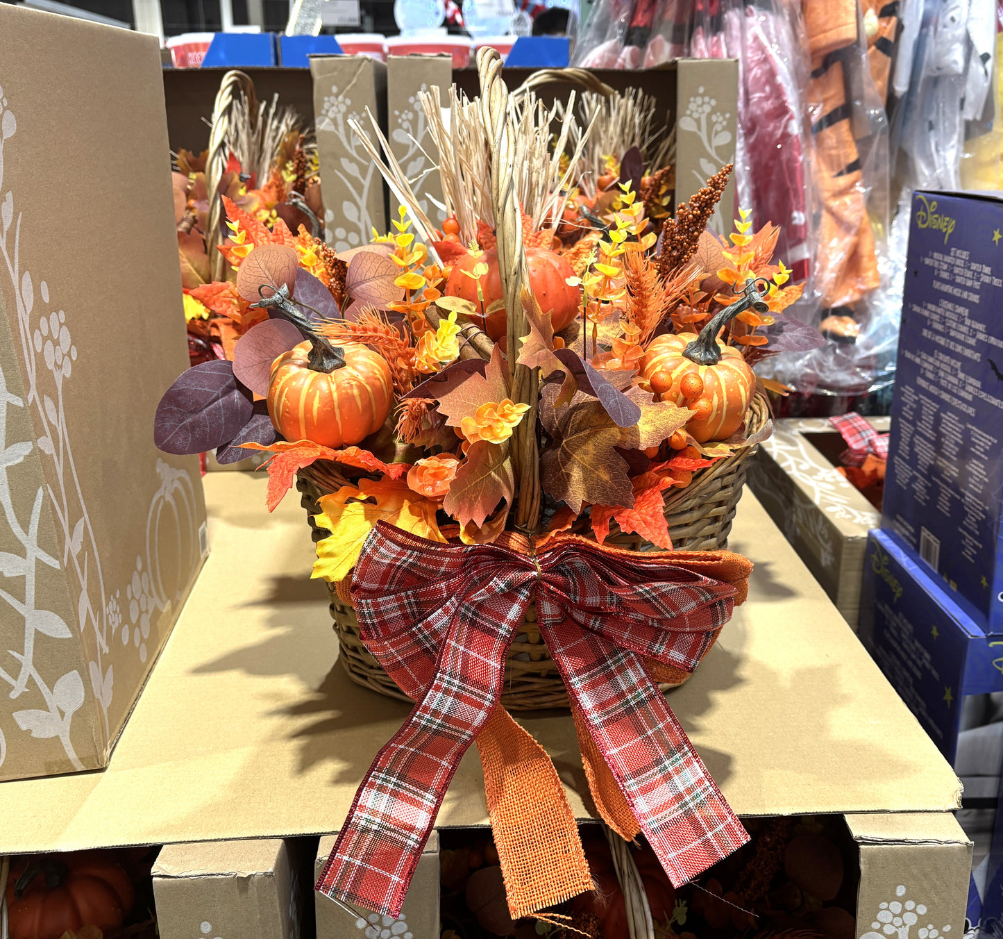 Autumn Arrangement Basket Approx. Hight 36-cm