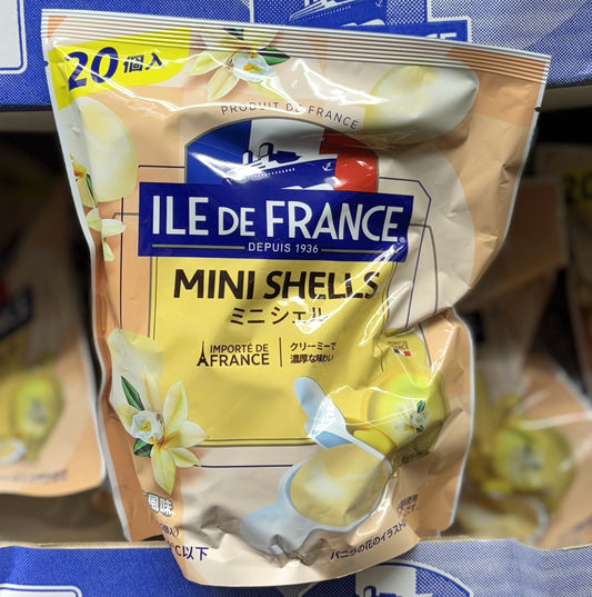 ILE de France Mini Shell in Vanilla 400g