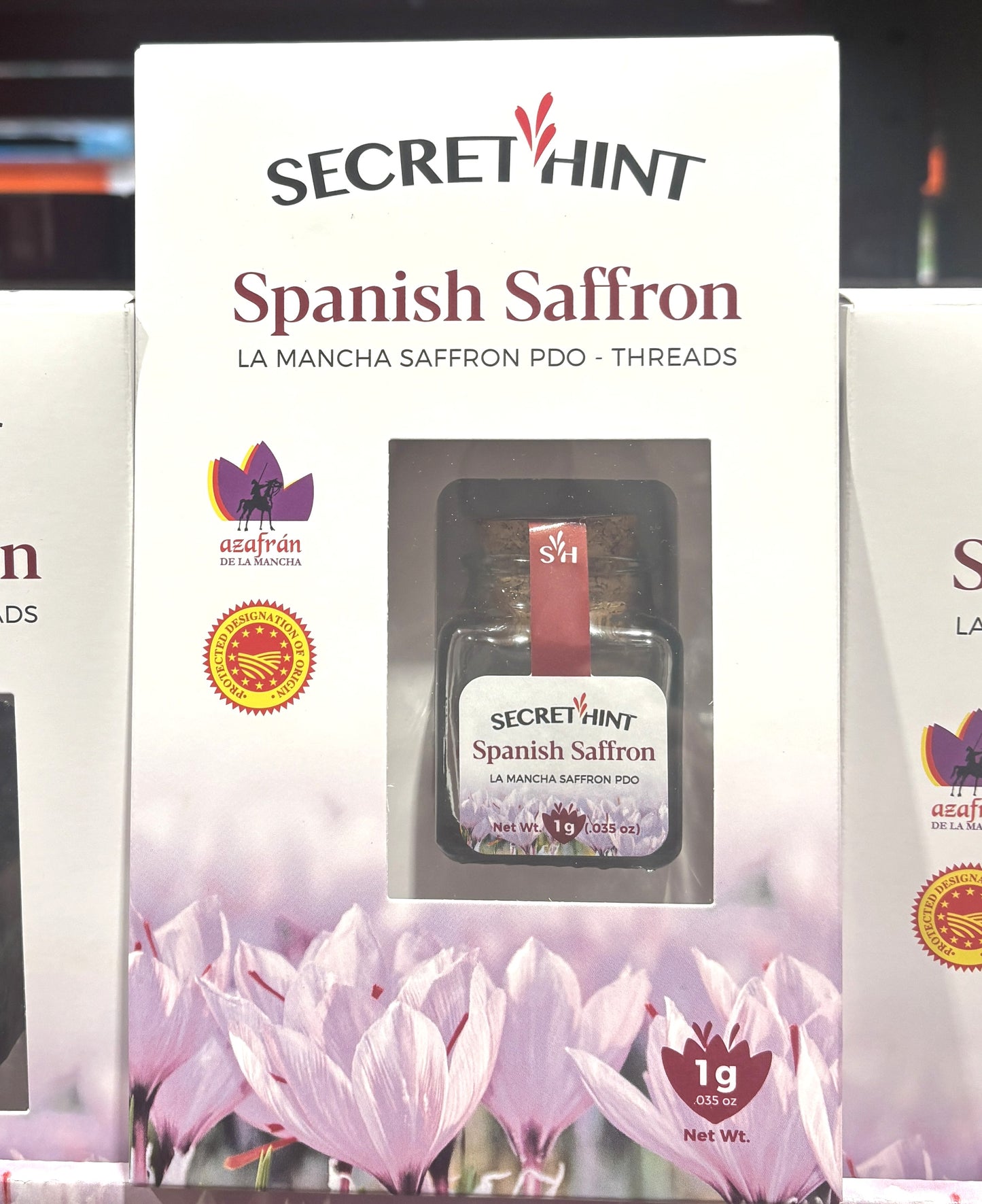 SECRET HINT Spanish La Mancha Saffron 1-g