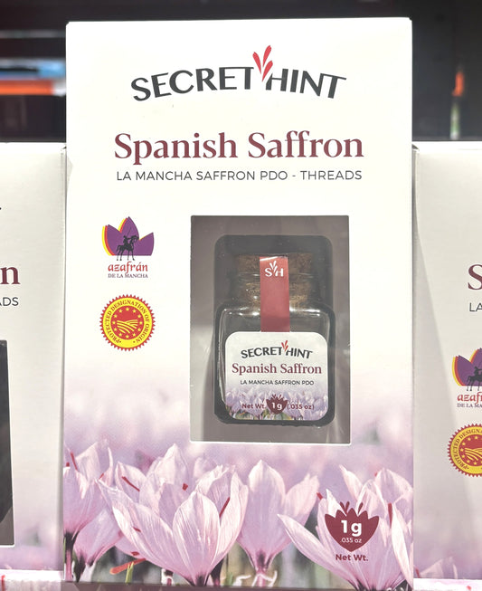 SECRET HINT Spanish La Mancha Saffron 1-g