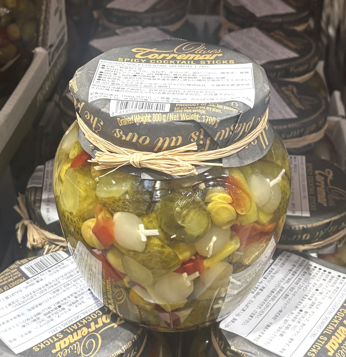 TORREMAR スパイシーカクテルピクルス 1.7-㎏