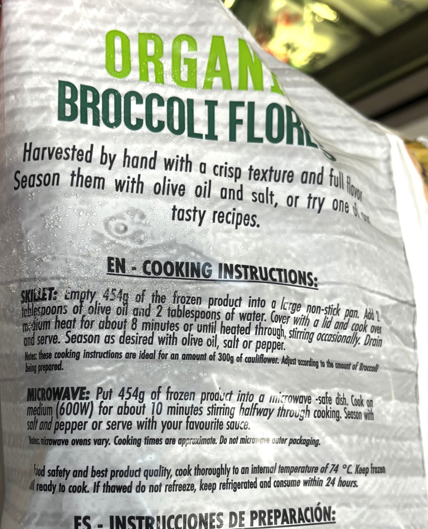 Via Emilia Frozen Organic Broccoli Florets (1.8-kg)