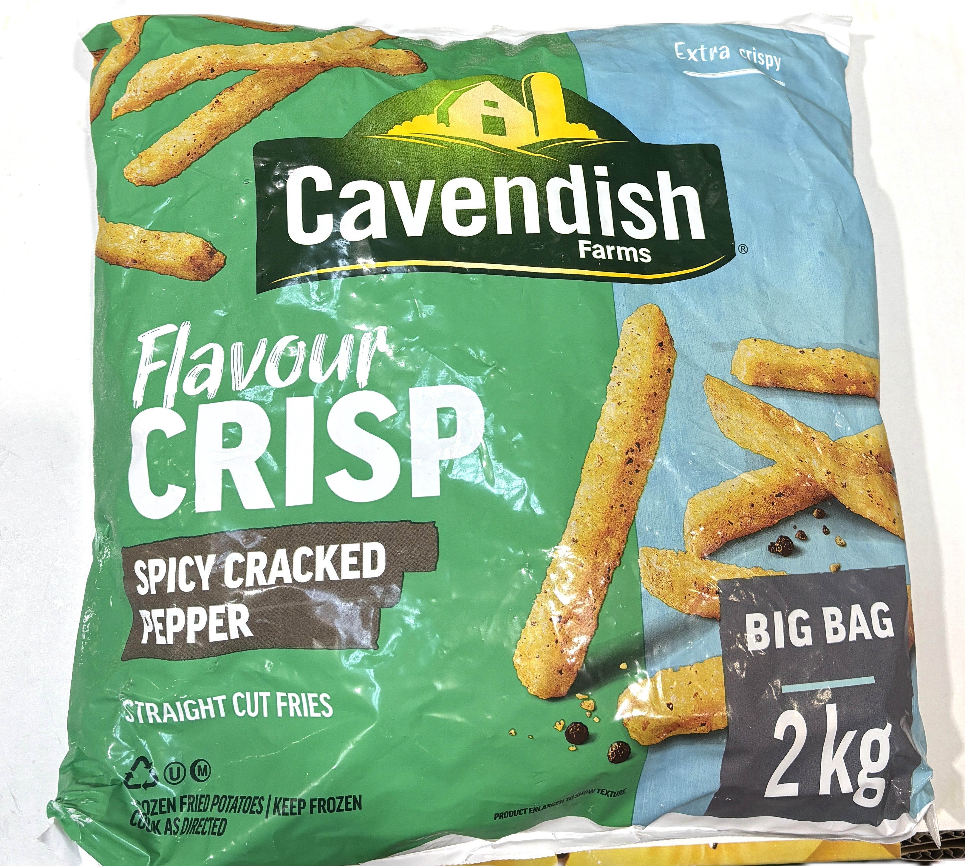 CAVENDISH フレーバー クリスプ ポテト (2kg) Spicy Cracked Pepper
