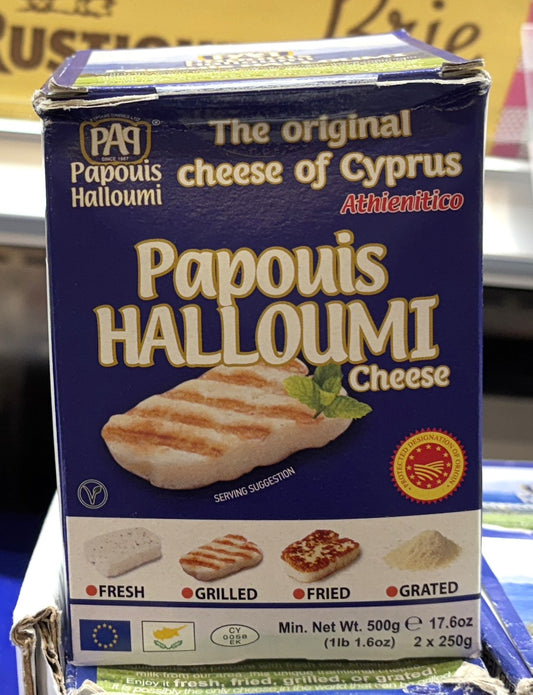Papouis Halloumi Cheese The Original Cheese of Cyprus 250-g x 2-ct