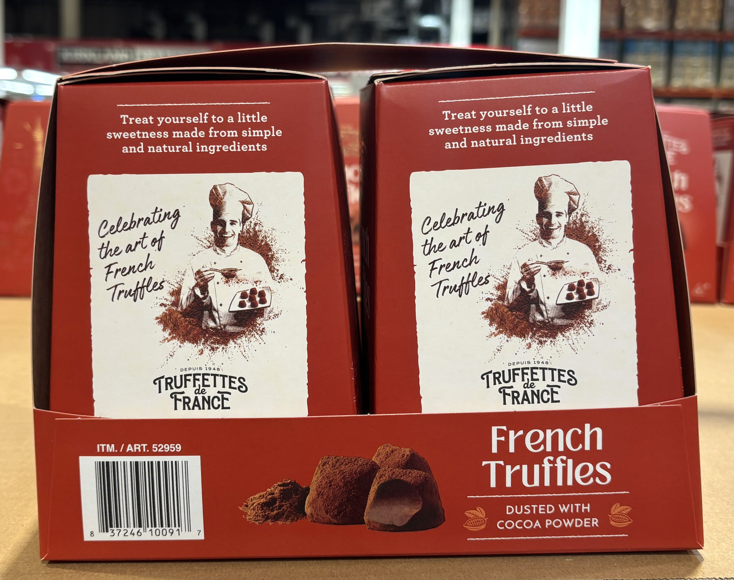 Chocmod フレンチ ココア トリュフ 500-g x 4袋