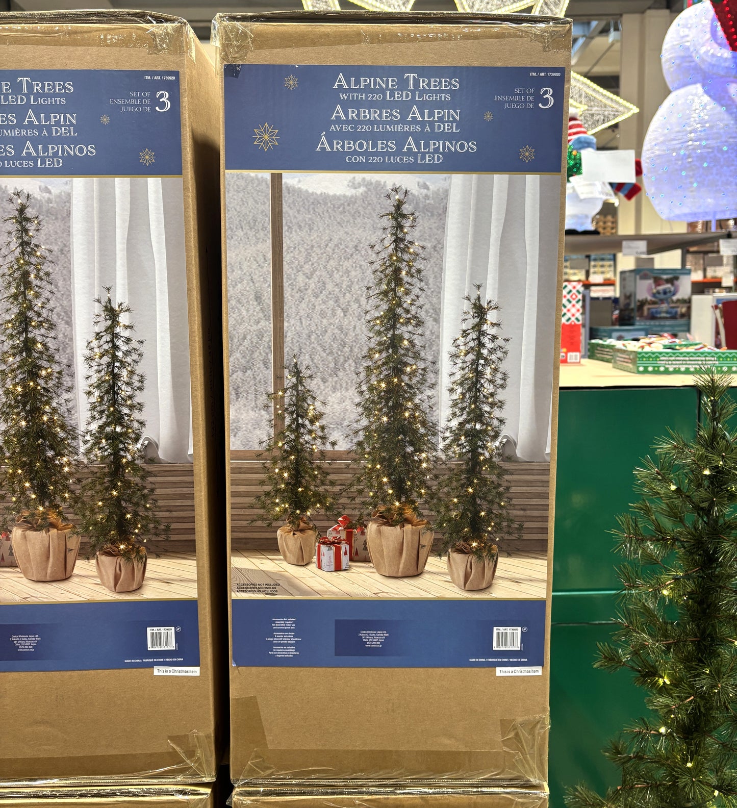 LED アルパイン ツリー 3点セット 91/122/152cm