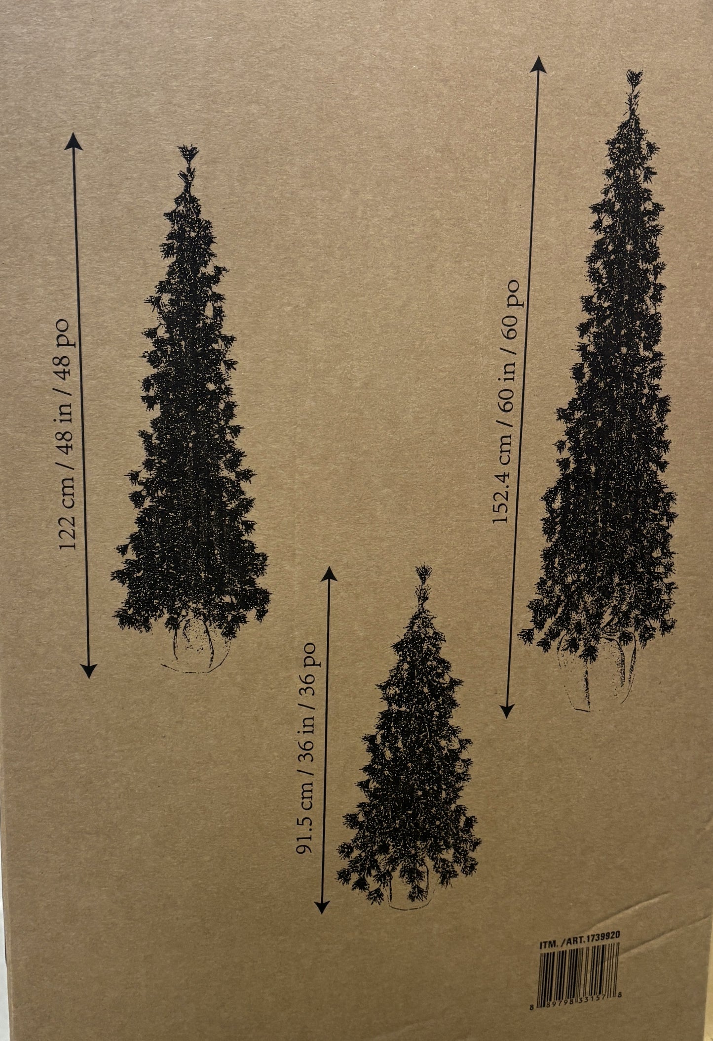 LED アルパイン ツリー 3点セット 91/122/152cm