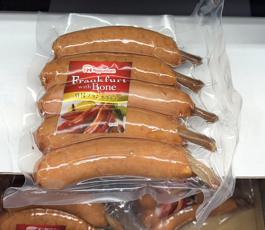 Nipponham Pork Sausage on a bone 90-g x 5-ct