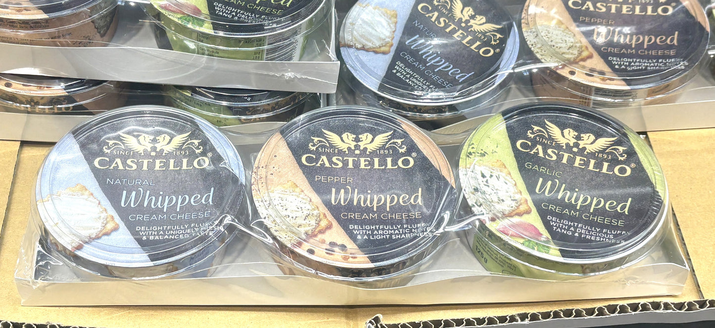 Castello Whipped Assort 125g x 3-ct