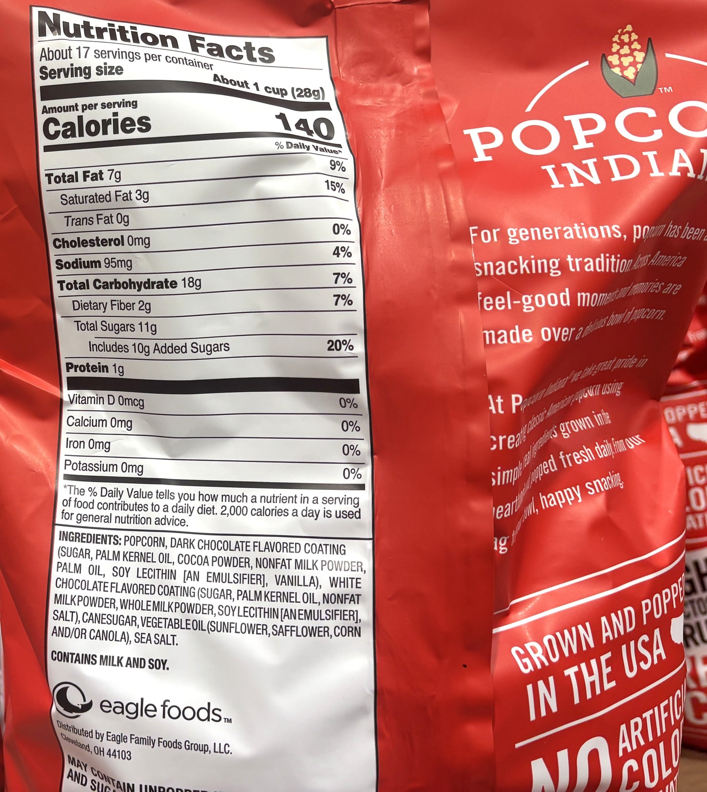 POPCORN INDIANA チョコがけ ポップコーン (482-g bag)