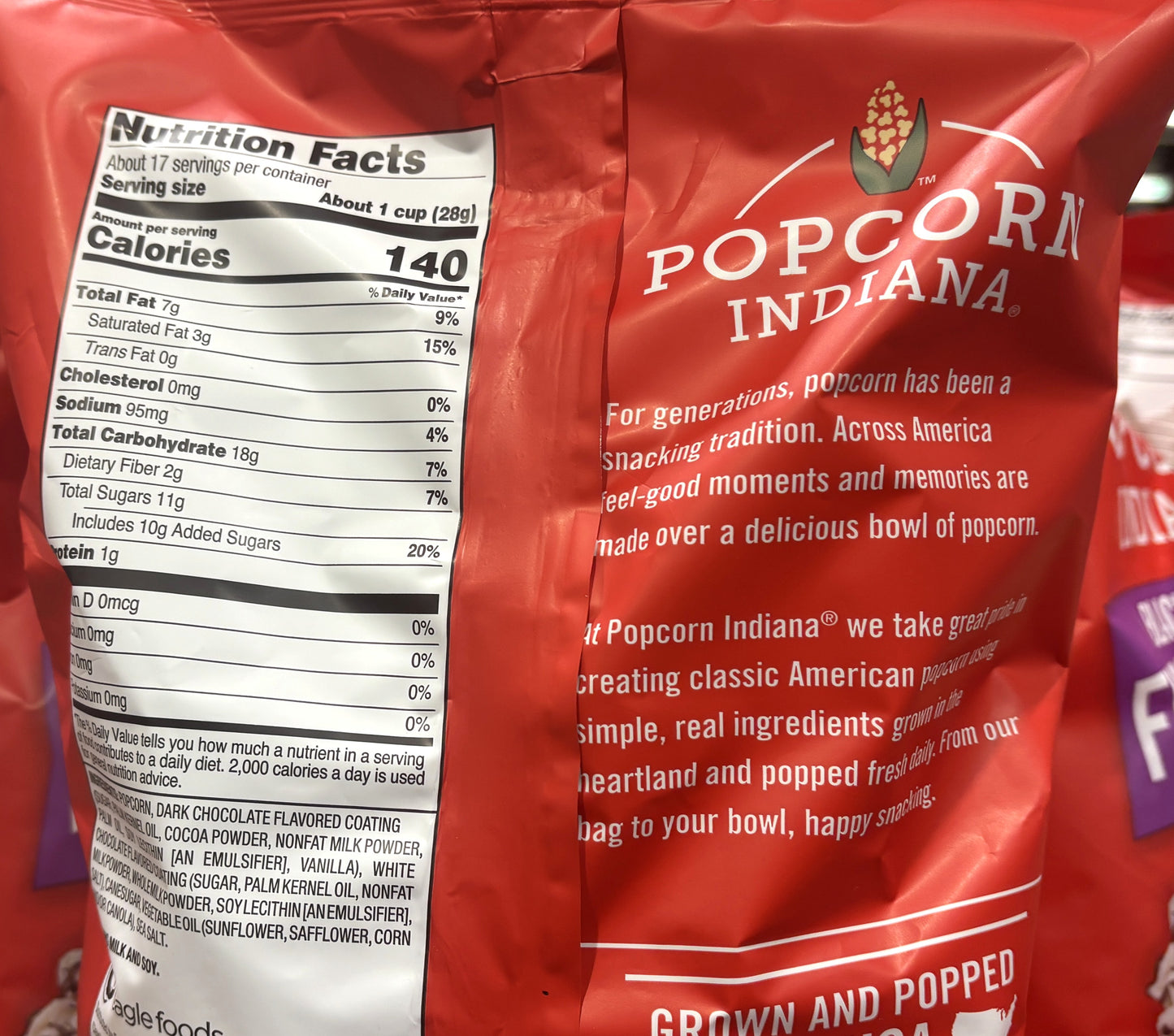 POPCORN INDIANA チョコがけ ポップコーン (482-g bag)