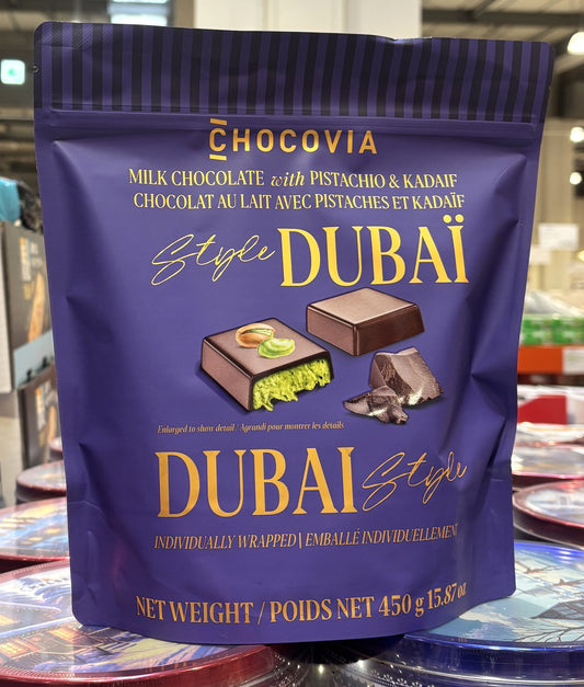 Chocovia Dubai Style Pistachio Chocolate Bar (450-g bag)