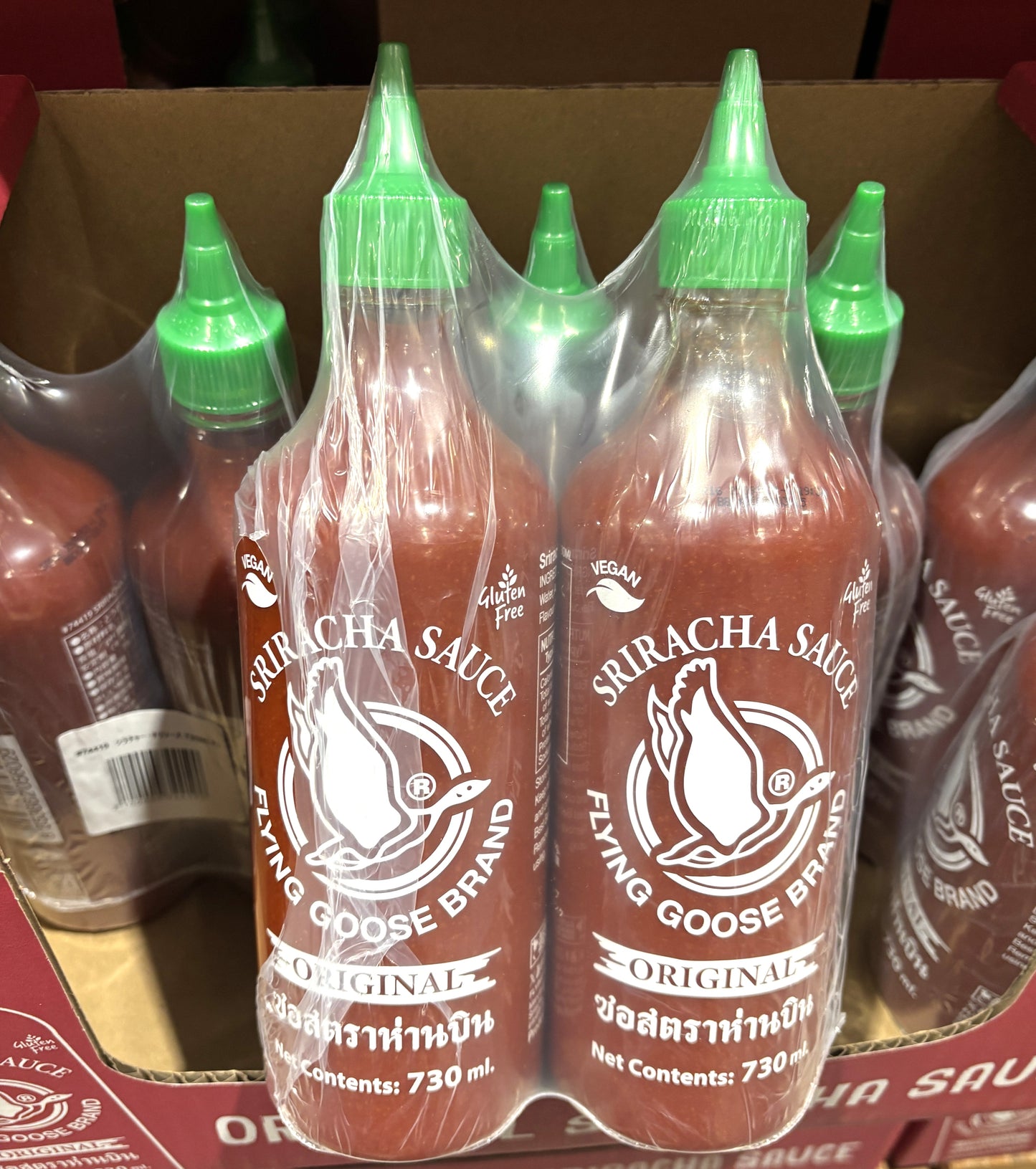 Flying Goose Sriracha Hot Chilli Sauce (730ml x 2 Pack)