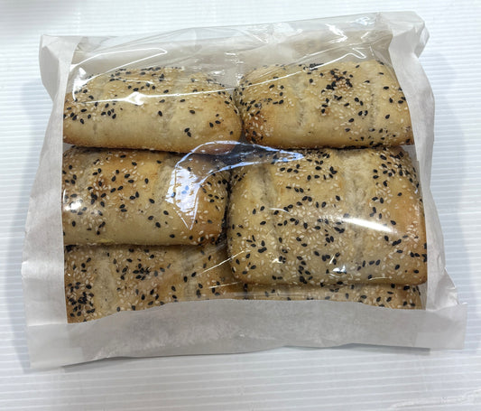 Fresh-Baked エブリシング チャバタ 6個入り