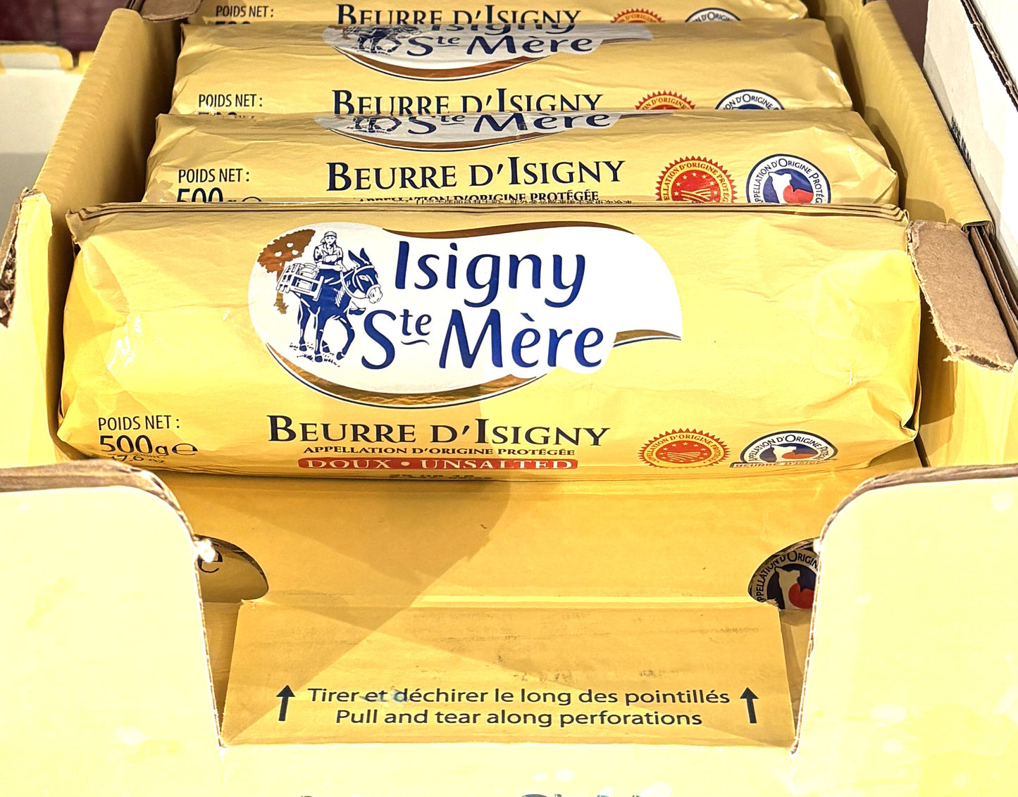 Isigny AOP Unsalted Butter 500-g