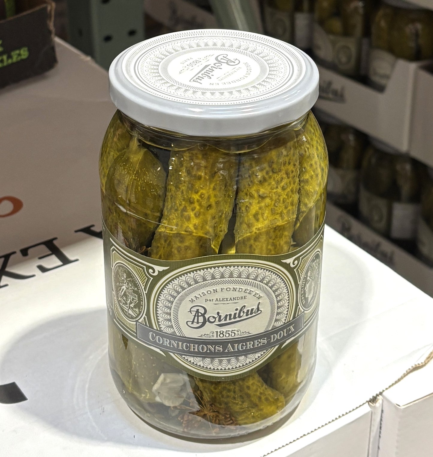 Bornibus Sweet＆Sour Gherkins ピクルス 900-g