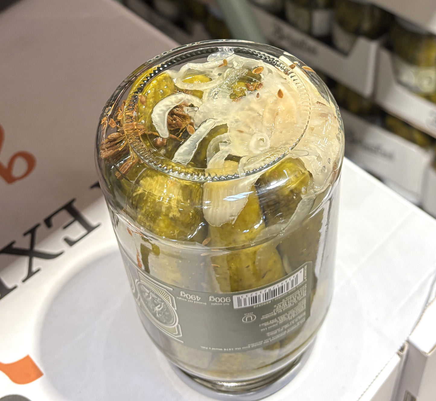 Bornibus Sweet＆Sour Gherkins ピクルス 900-g