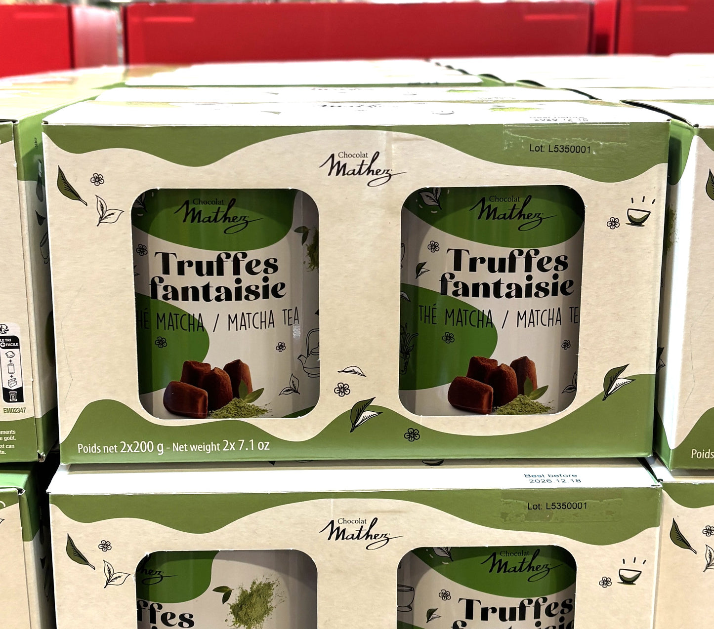 マセス 抹茶トリュフ 京都森半の抹茶使用 200-g x 2