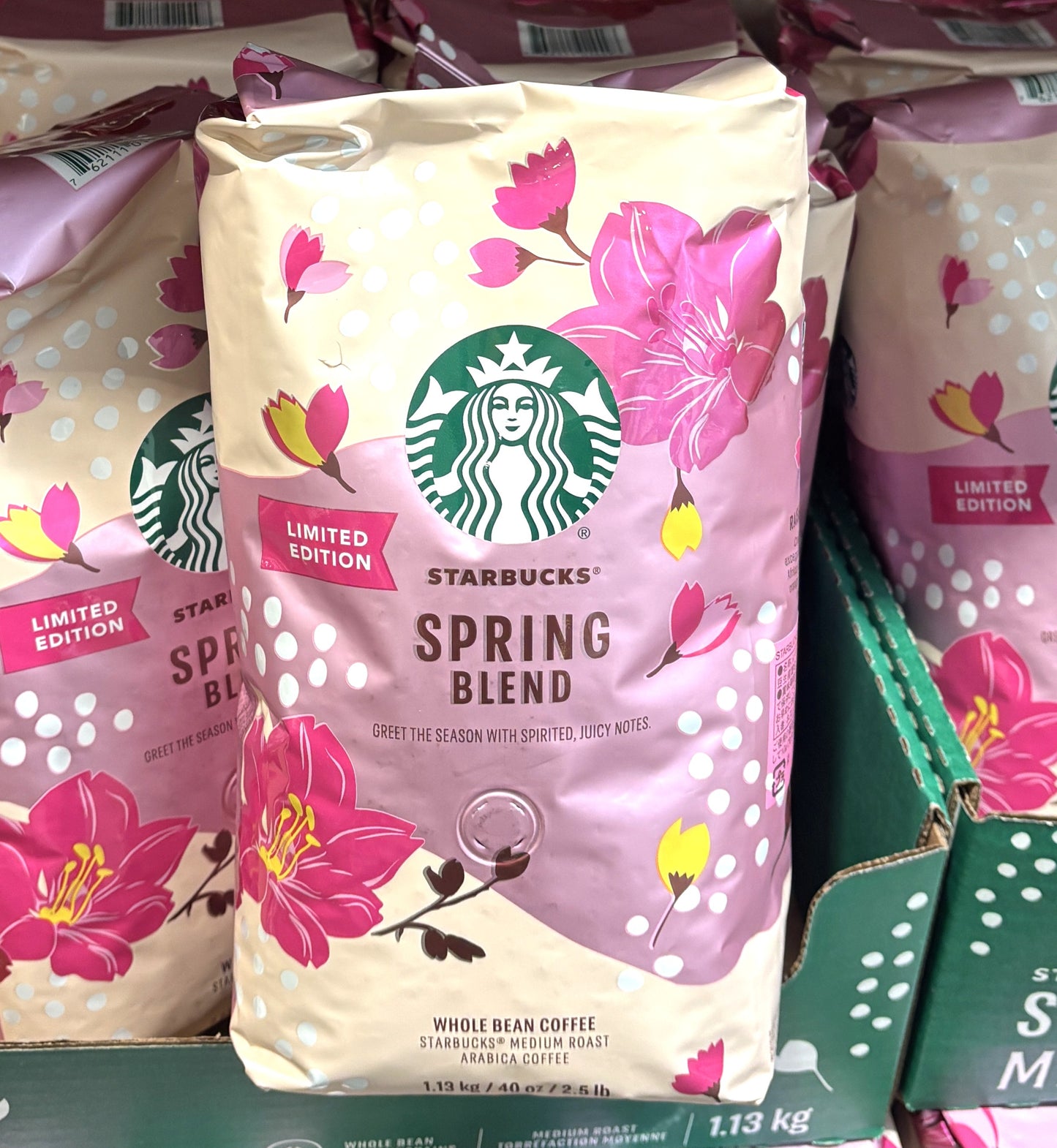 Starbucks スプリングブレンド コーヒー豆 1130-g (48-oz)