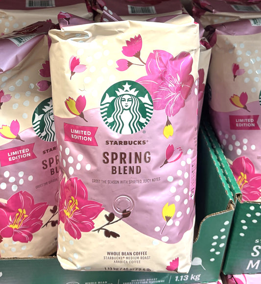 Starbucks スプリングブレンド コーヒー豆 1130-g (48-oz)