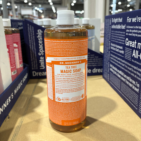 Dr. Bronner's Magic Liquid Soap - Tea Tree (944-ml)
