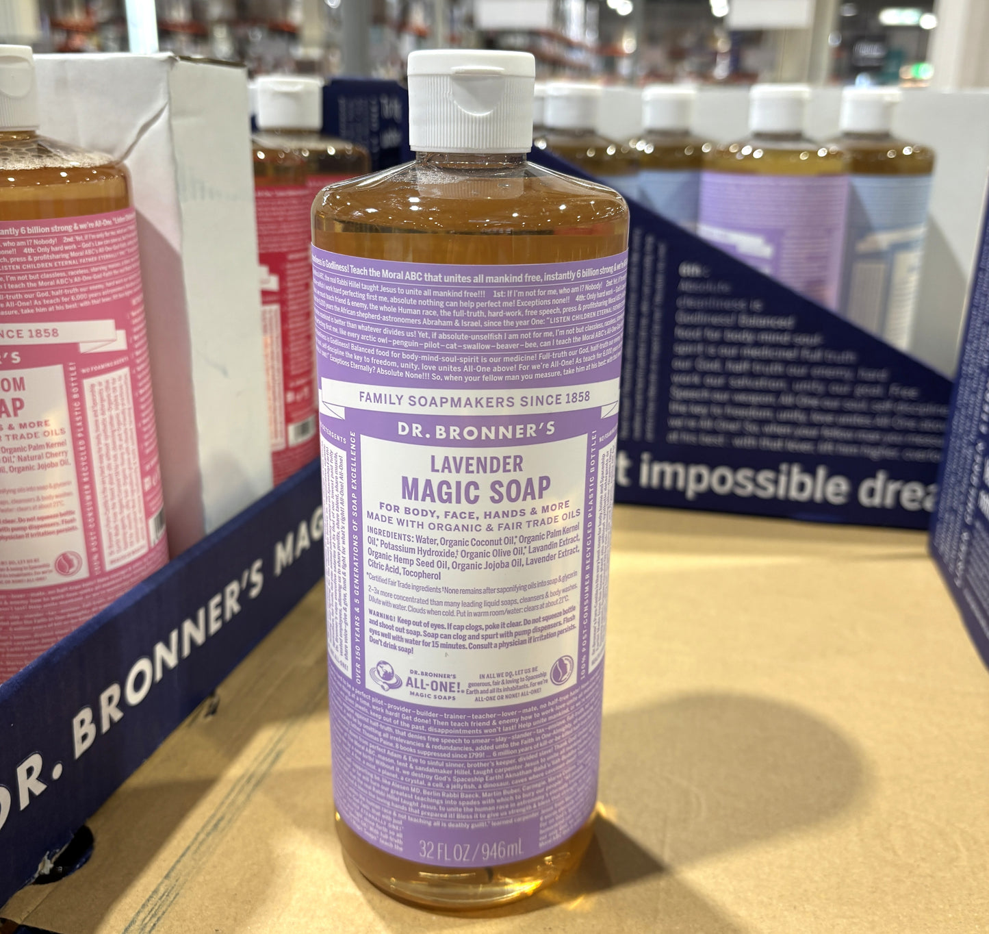 ドクターブロナー マジックソープ ラベンダー (944-ml)