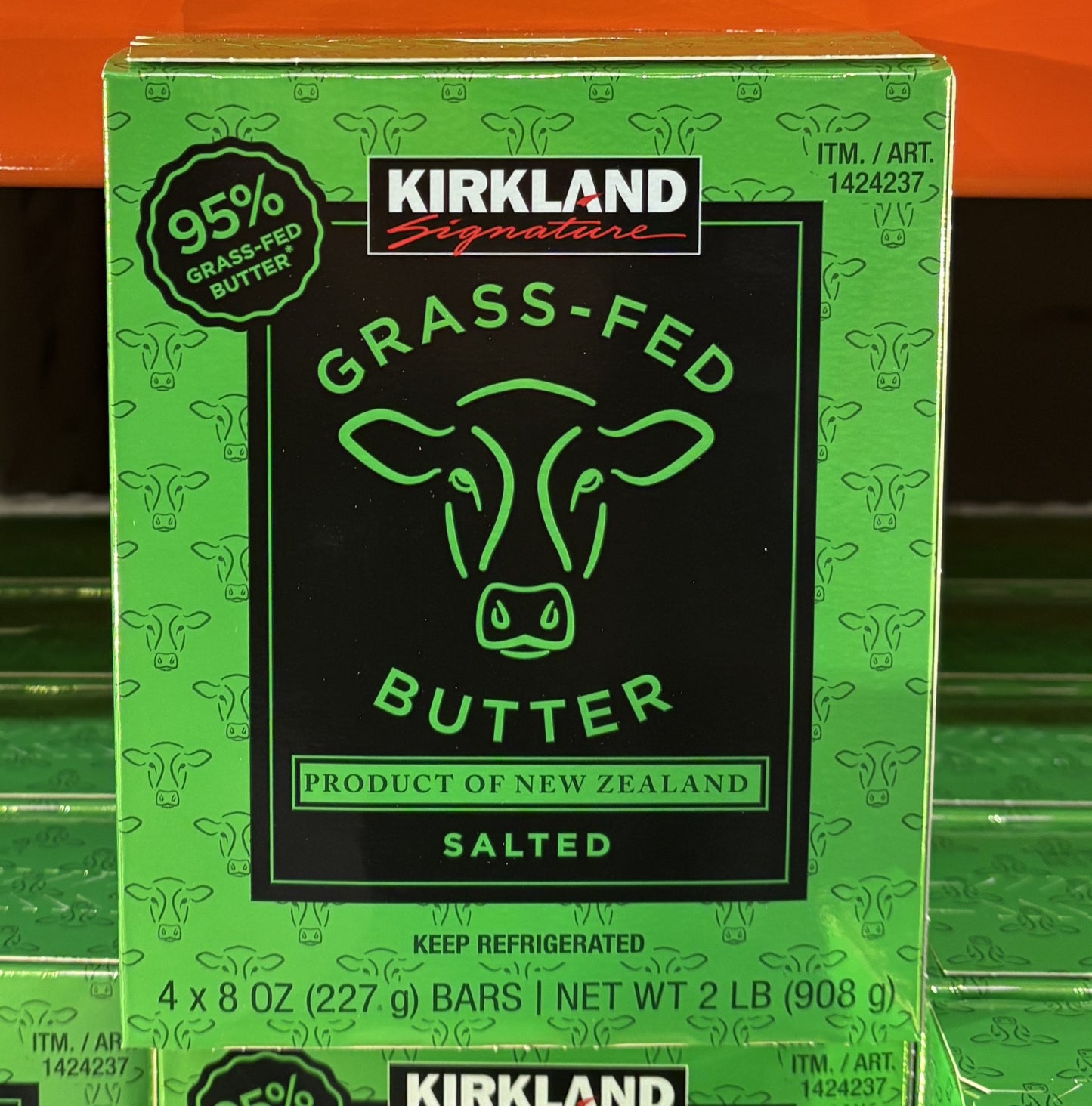 Kirkland Signature Grass-Fed Salted Butter (908g)