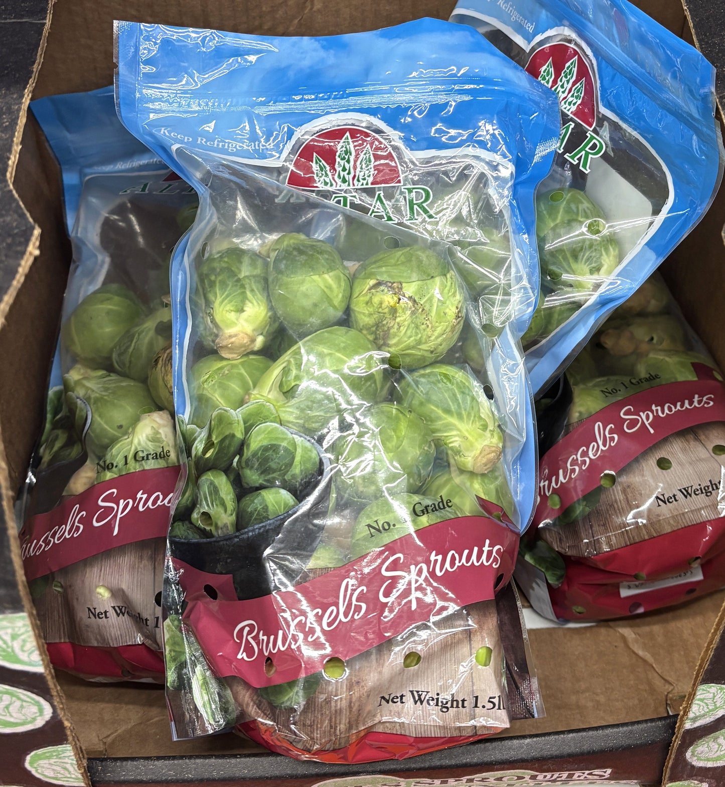 Fresh Brussels Sprouts from Mexico 680g