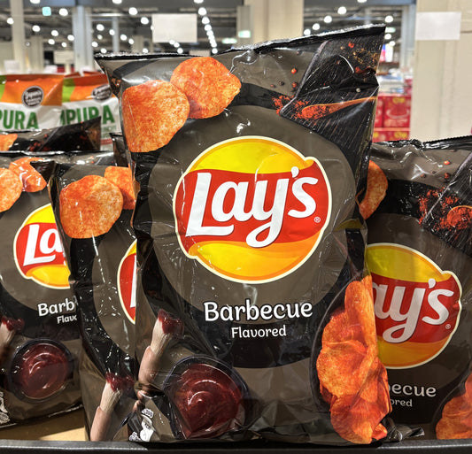 Lay's Barbecue Flavored Potato Chips (500g Bag)